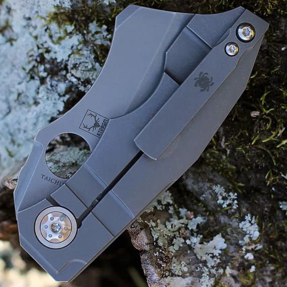 Ніж Spyderco Stovepipe CPM 20CV Titanium | Зображення 6