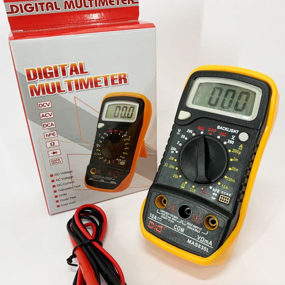 Мультиметр цифровий універсальний цифровий тестер HAOYUE MAS830L, Тестер напруги постійного струму CL-31 | Зображення 3