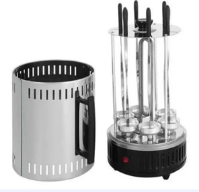 Електрошашличниця Rainberg RB 8612 з кнопкою (6 шампурів) 3200 Вт