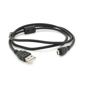 Кабель USB 2.0 (AM/Миссго 5 pin) 1.0м, 1 феррит черный, ОЕМ