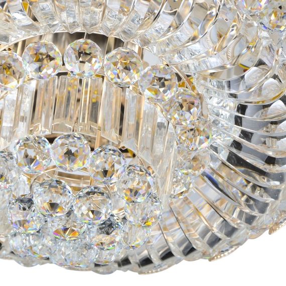 Люстра торт потолочная с подсветкой LED E14 40W Glass (BCL-602C/5) | Зображення 1