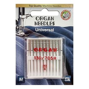 Иглы швейные универсальные ORGAN №60 для бытовых швейных машин блистерная упаковка 10 штук (6504)