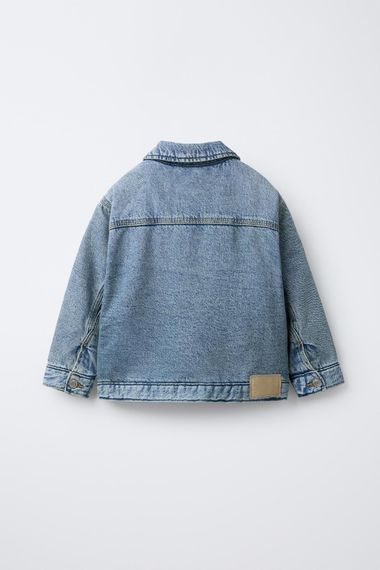 Дитяча джинсова куртка для хлопчика Zara 86 см Блакитна (26021001A) | Зображення 1