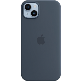 Apple MagSafe Silicone Case для iPhone 14 Plus Storm Blue