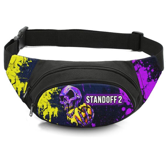 Сумка-бананка дитяча з принтом Standoff 2 поясна сумка для хлопчика (4633)