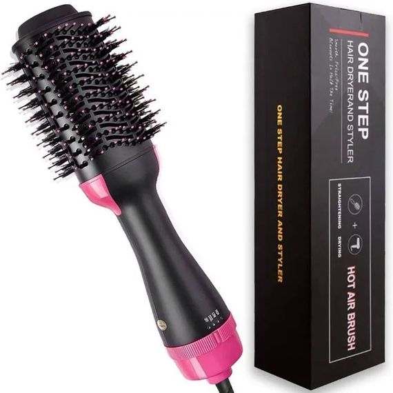 Фен брашинг One step Hair Dryer 1000 Вт | Фен гребінець 3в1 | Фен гребінець для укладання волосся Фен щітка one step Фен гребінець AC-595 для волосся