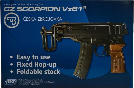 Пістолет-кулемет страйкбольний ASG CZ Scorpion Vz61 кал. 6 мм | Зображення 9