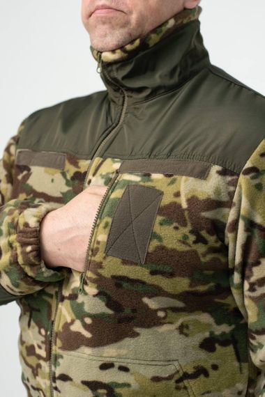 Флісова Кофта МІКРОФЛІС мультикам Military | Зображення 9