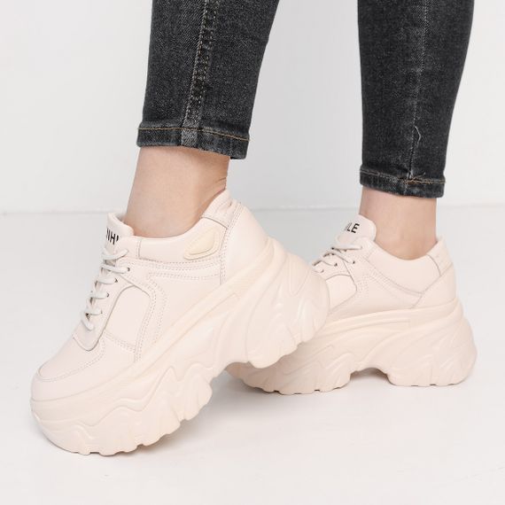 Кроссовки женские Fashion Tuckeri 3899 40 размер 245 см Молочный | Зображення 4