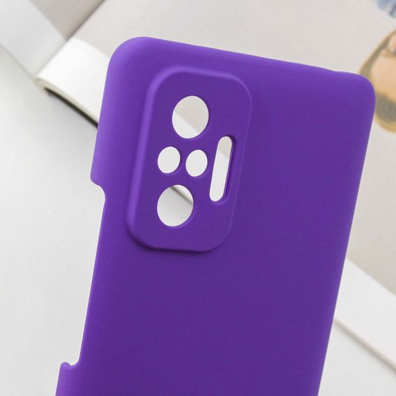 Чохол Silicone Cover Lakshmi Full Camera (AAA) для Xiaomi Redmi Note 10 Pro / 10 Pro Max Фіолетовий / Amethyst | Зображення 3