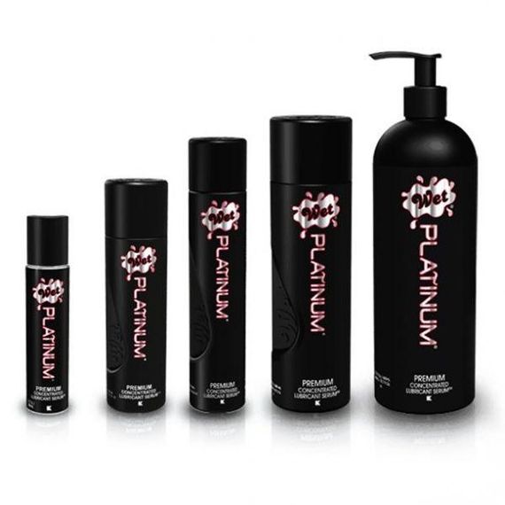 ПРОБНИК/Лубрикант на силіконній основі WET Platinum Premium 10 мл sexstyle | Зображення 1