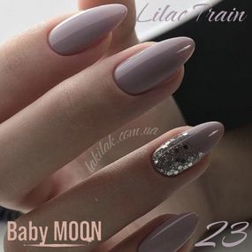 Гель-лак BABY MOON Lilac Train №23 холодний пурпурно-рожевий, 6 мл