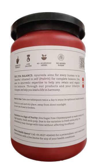Чаванпраш  Jiva 500г, Chyawanprash shugar free, чаванпраш Джива без сахара | Зображення 2