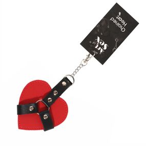 Брелок на карабине для ключей Art of Sex Chained Heart, Красный