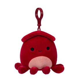 М&apos;яка іграшка Squishmallows на кліпсі – Кальмар Альтман 9 см (SQCP00146)