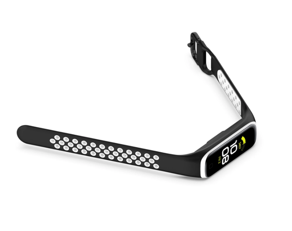 Спортивний ремінець Primo Perfor Sport для фітнес-браслета Samsung Galaxy Fit 2 (SM-R220) - Black&White | Зображення 3
