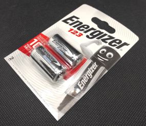 Литиевая батарейка Energizer CR123A (2шт.)