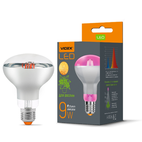 Лампа R80 9W E27 1200К 220V Filament LED Videx