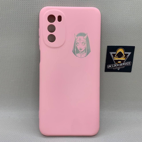 Уцінка Motorola G52 SoftTouch Silicone Протиударний чохол софт тач Рожевий