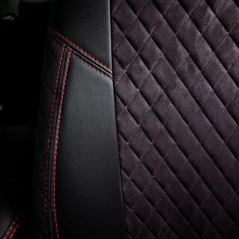 Чохли на сидіння з екошкіри та антари Dacia Logan 1 поколение 2008-2013 EMC-Elegant | Зображення 3