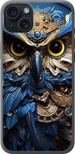 Чохол на iPhone 15 Plus Сова v2 із силікону FCh_004858
