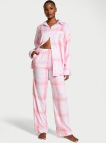 Піжама Victoria's Secret Modal-Cotton Long Pajama Set (S regular)