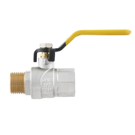 Кран кульовий Raftec YELLOW PN40 ЗВ 1/2" ручка GRH11 | Зображення 3