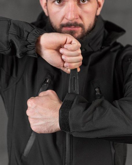 Тактична куртка софтшел Kord second generation black ВТ7804 | Зображення 8