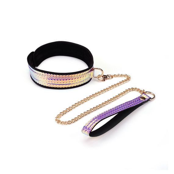 Набір Liebe Seele Pink G lossy 7pcs Bondage Kit, фіксатори, нашийник з повідцем, кляп, флогер, маска | Зображення 4