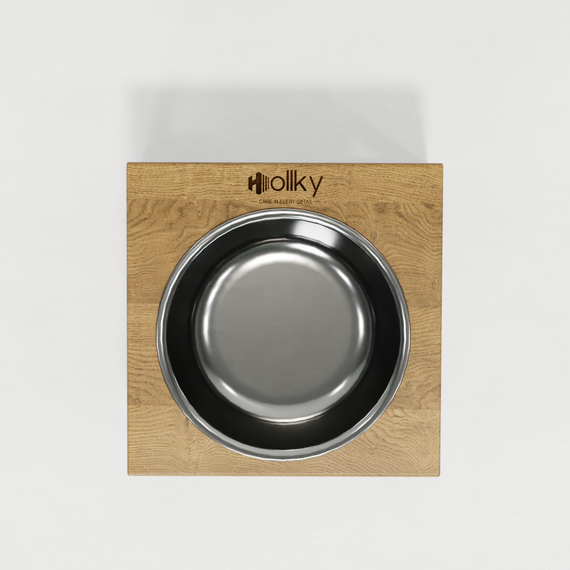 Миска на підставці для котів і маленьких собак Hollky Base Solo S (1 × 0,45 л) Solo S-18187-GRNT | Зображення 5