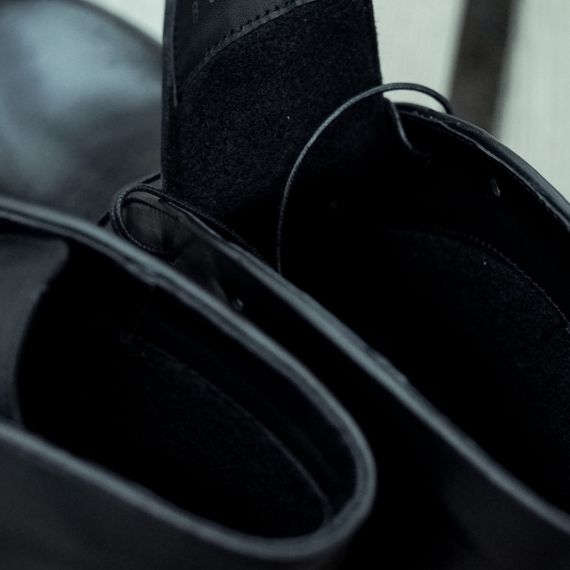 Шкіряні черевики чукка Ікос чорні 45 розмір | Зображення 2