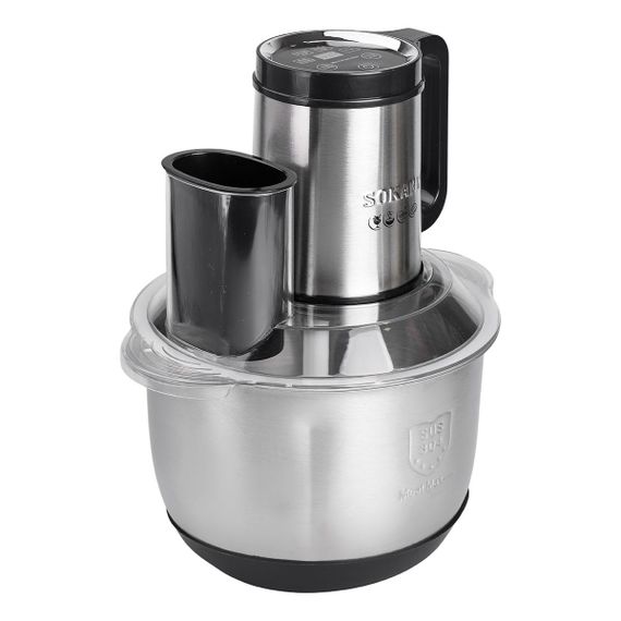 Чоппер измельчитель кухонный электрический 800 Вт с чашей на 3,5 литра мясорубка Sokany SK-06036 | Зображення 7