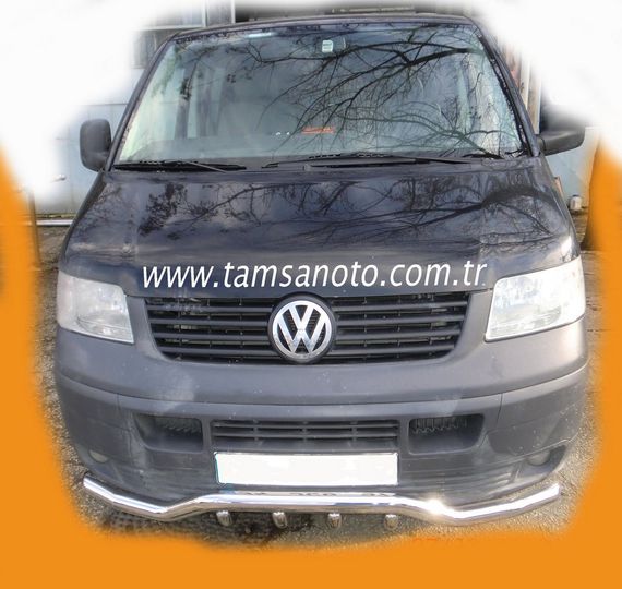 Нижня губа хвиля-гриль ST007-1 (нерж) для Volkswagen T5 Transporter 2003-2010 рр | Зображення 1