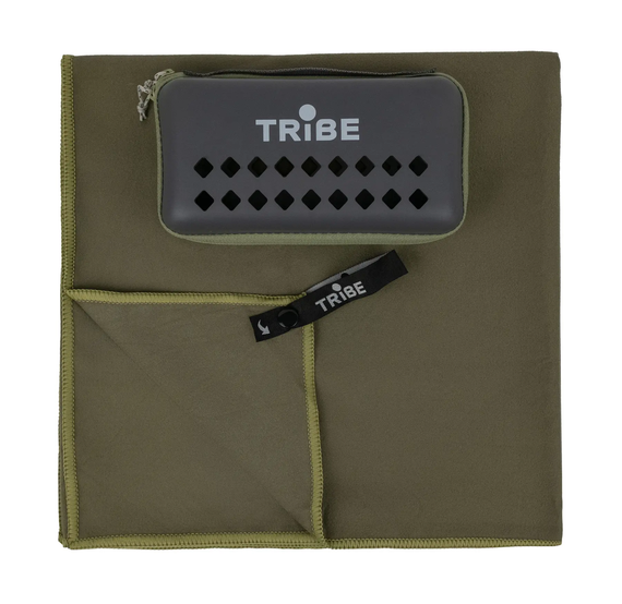 Рушник з мікрофібри Tribe Pocket Towel 50х100 см, army-green (T-LC-0001-M)