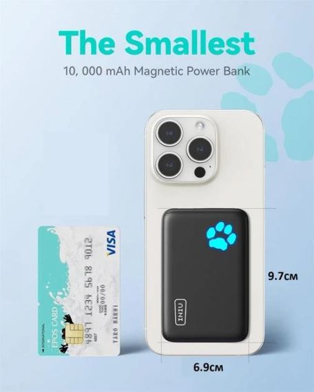 Бездротовий павербанк INIU 10000mAh 20W PD для MagSafe | Зображення 2
