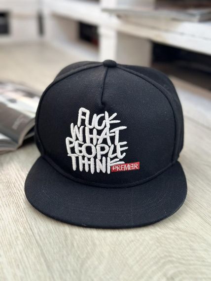 Кепка снепбек (Snapback) Premier Чорний 56-61р (9064)