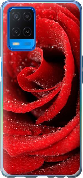 Чехол на Oppo A54 Красная роза "529u-2306-17620"