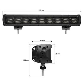 Світлодіодна фара-люстра StarLight 90watt 10-30 V IP68 (lsb-lens-90W)