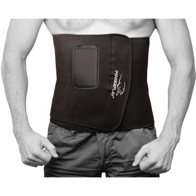 Пояс для похудения PowerPlay 4301 125 х 30 см + кишеня для смартфона Чорний (PP_4301_Black_125_Pocket) - Топ | Зображення 7