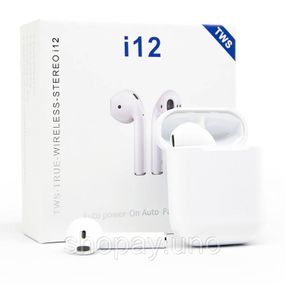Беспроводные сенсорные наушники i12 TWS