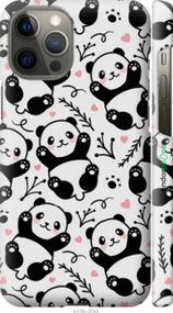 Чохол на iPhone 12 Pro Max Панди "4318m-2054-2448"