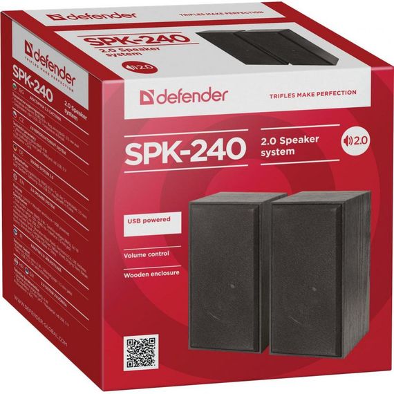 Акустика Defender 2.0 SPK 240 USB 6W Black (65224) | Зображення 5