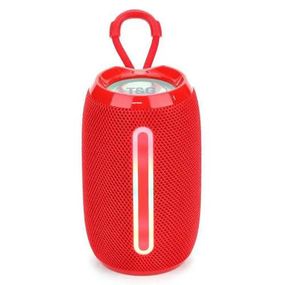 Портативная Bluetooth-колонка TG653 USB с ремешком. Цвет: красный