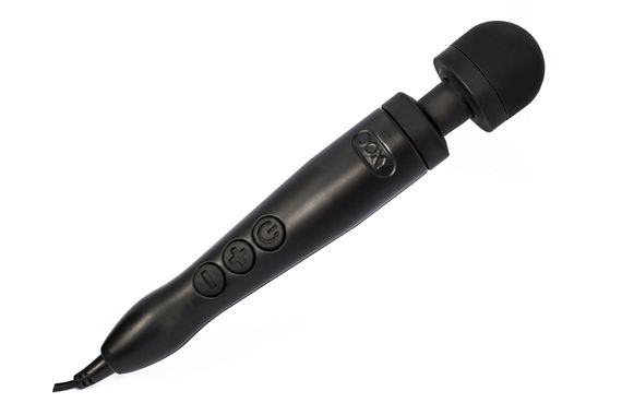 Вібромасажер DOXY Die Cast 3 Matt Black, дуже потужний, живлення 220В, металевий корпус
