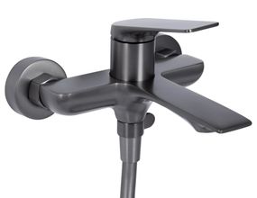 Змішувач для ванни Qtap Vlasta New QTVLA259GMB45643 Gunmetal Black PVD