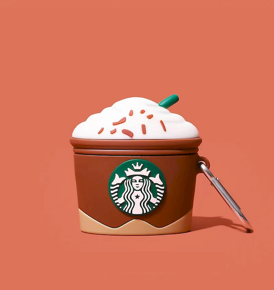 Силиконовый 3D чехол для наушников Apple AirPods Pro 1/2 Starbucks Coffee | Зображення 3
