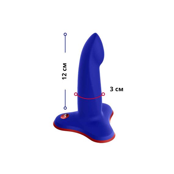 Фалоімітатор Fun Factory LIMBA FLEX S, синій, гнучкий, з ефектом пам’яті, підходить для точки G | Зображення 1