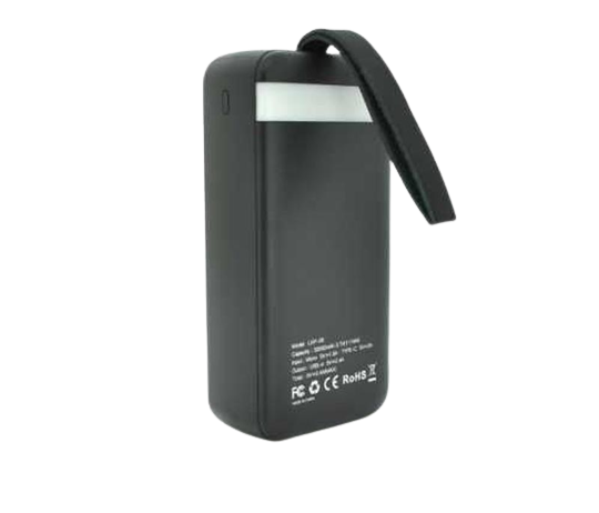 Power Bank портативный мощный противоударный водонепроницаемый одновременная зарядка нескольких устройств Linkage LKP-05 30000 Mah | Зображення 1