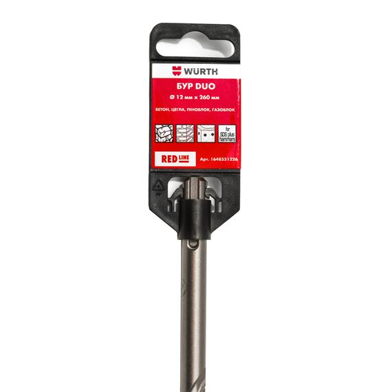 Бур по бетону SDS-plus Duo-S Vario двоспіральний Ø12мм 260мм | Зображення 2