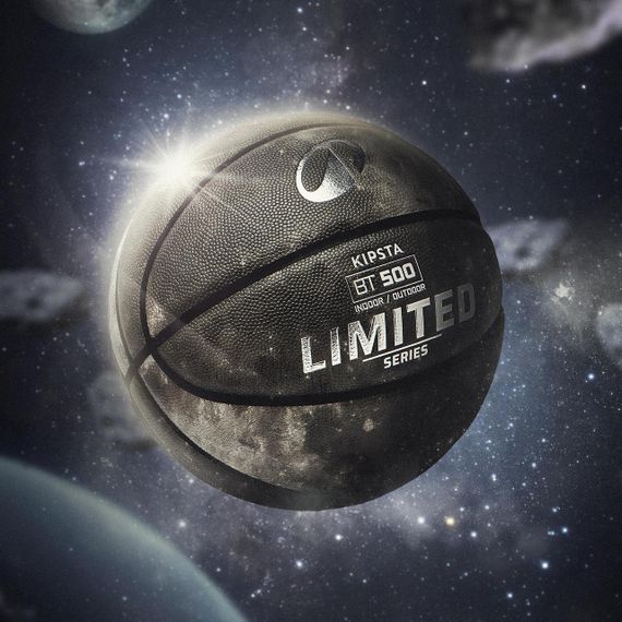 Баскетбольний м'яч BT500 Touch розмір 7 сірий - Без розміру | Зображення 2